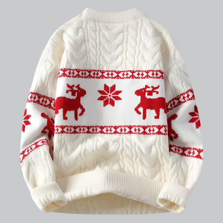 Orson - Luxe Christmas Cashmere Deer Sweater