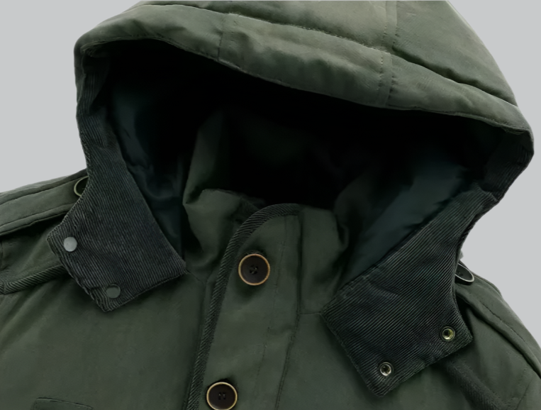 Jackson - Thick Cashmere Fleece Military Jacket