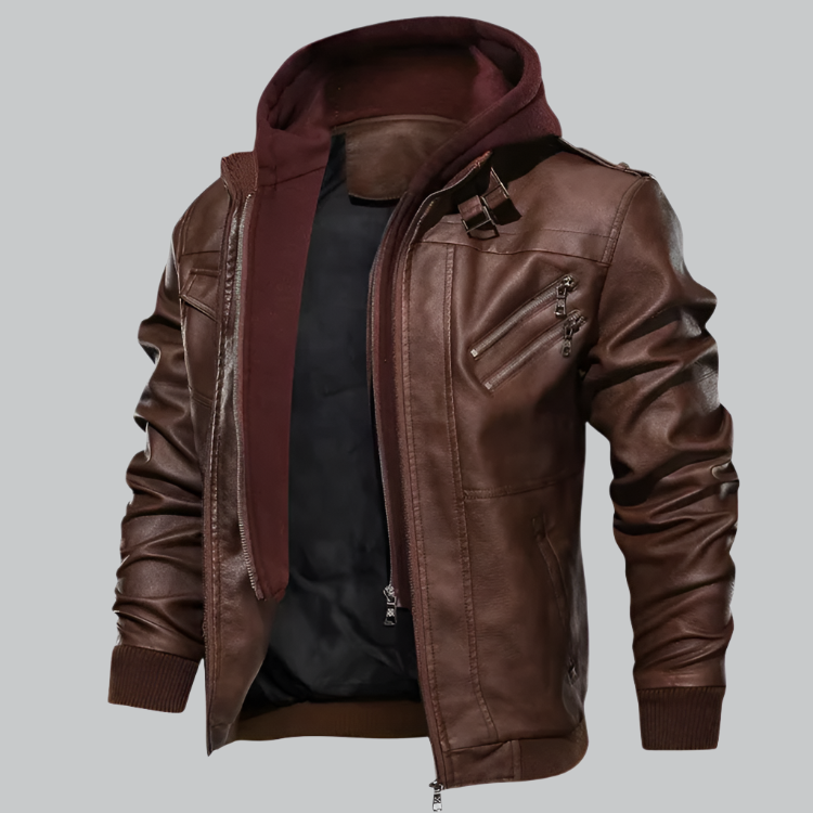 Lennox - Autumn PU Leather Biker Jacket