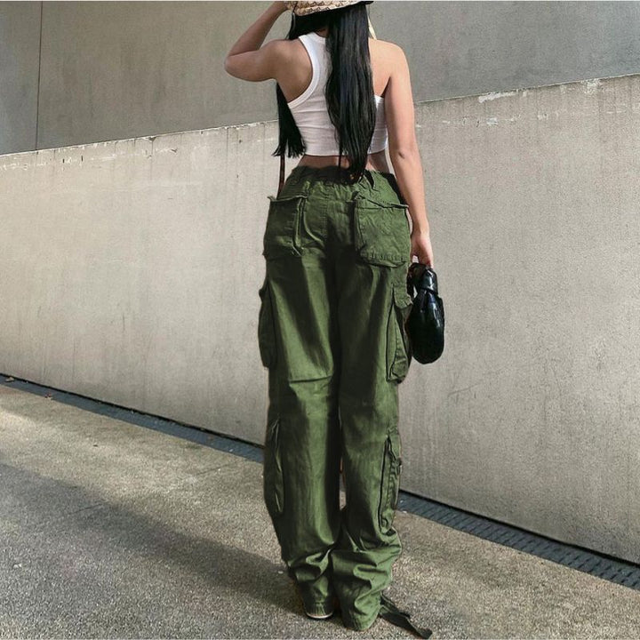 Charlotte - Vintage Wide Leg Cargo Pants