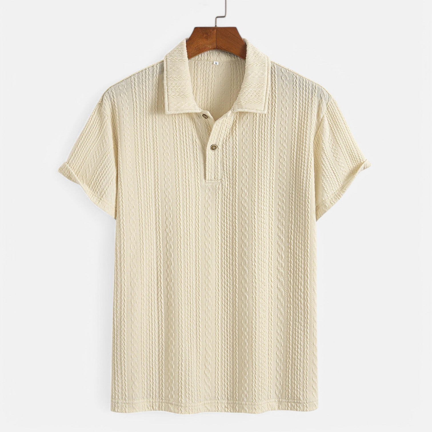 Monacogents | Textured Polo T-Shirt – Understated Cool, Elevated Craft