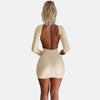 Monacogents | Backless Bodycon Mini – Sleek Lines, Subtle Allure