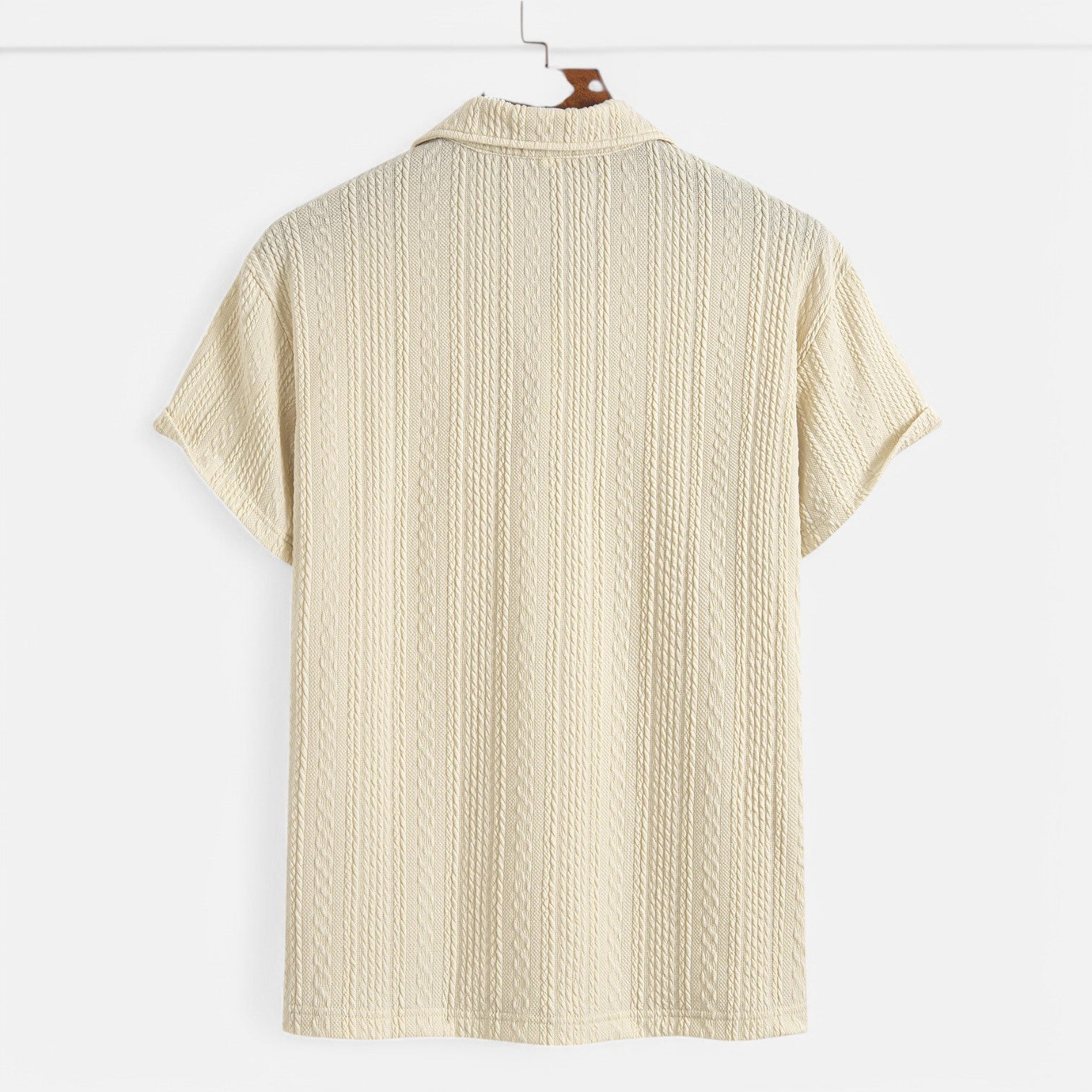 Monacogents | Textured Polo T-Shirt – Understated Cool, Elevated Craft