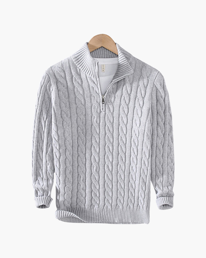 Men's Verbier Half Zip Sweater – Refined Casual Knitwear