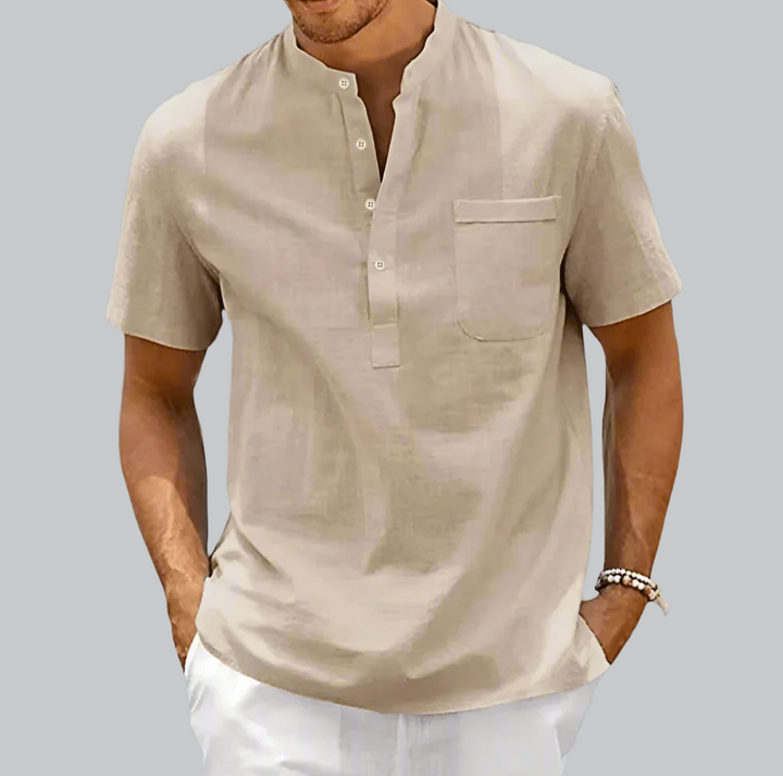 Leon - Men's Pure Linen Shirt