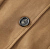 Monacogents | Brown Suede Leather Jacket