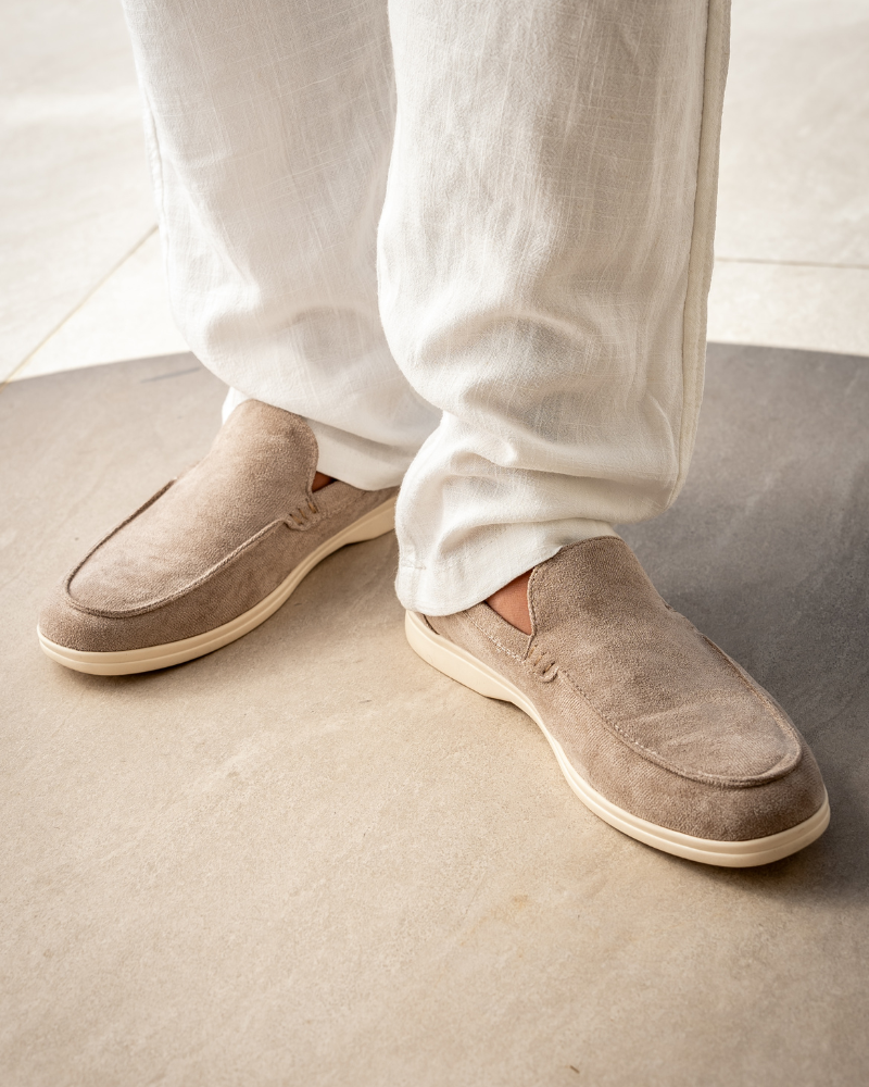 Men's Old Money Style Suede Loafers
