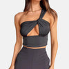 Monacogents | Women's Sexy One-Shoulder Hollow Open Back Top Nightclub Edition
