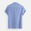 Monacogents | Striped Collarless Pullover – Sophisticated Ease for the Modern Man