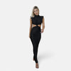 Monacogents | Hollow Out Turtleneck Elegant Women's Maxi Dress