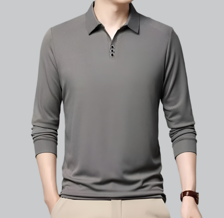 Dorian - Business Casual Long-Sleeve Polo