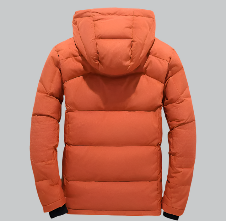 Eli - Men's White Duck Down Winter Jacket