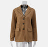 Monacogents | Brown Suede Leather Jacket