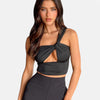 Monacogents | Women's Sexy One-Shoulder Hollow Open Back Top Nightclub Edition