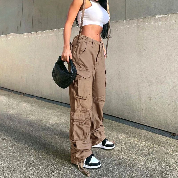 Charlotte - Vintage Wide Leg Cargo Pants