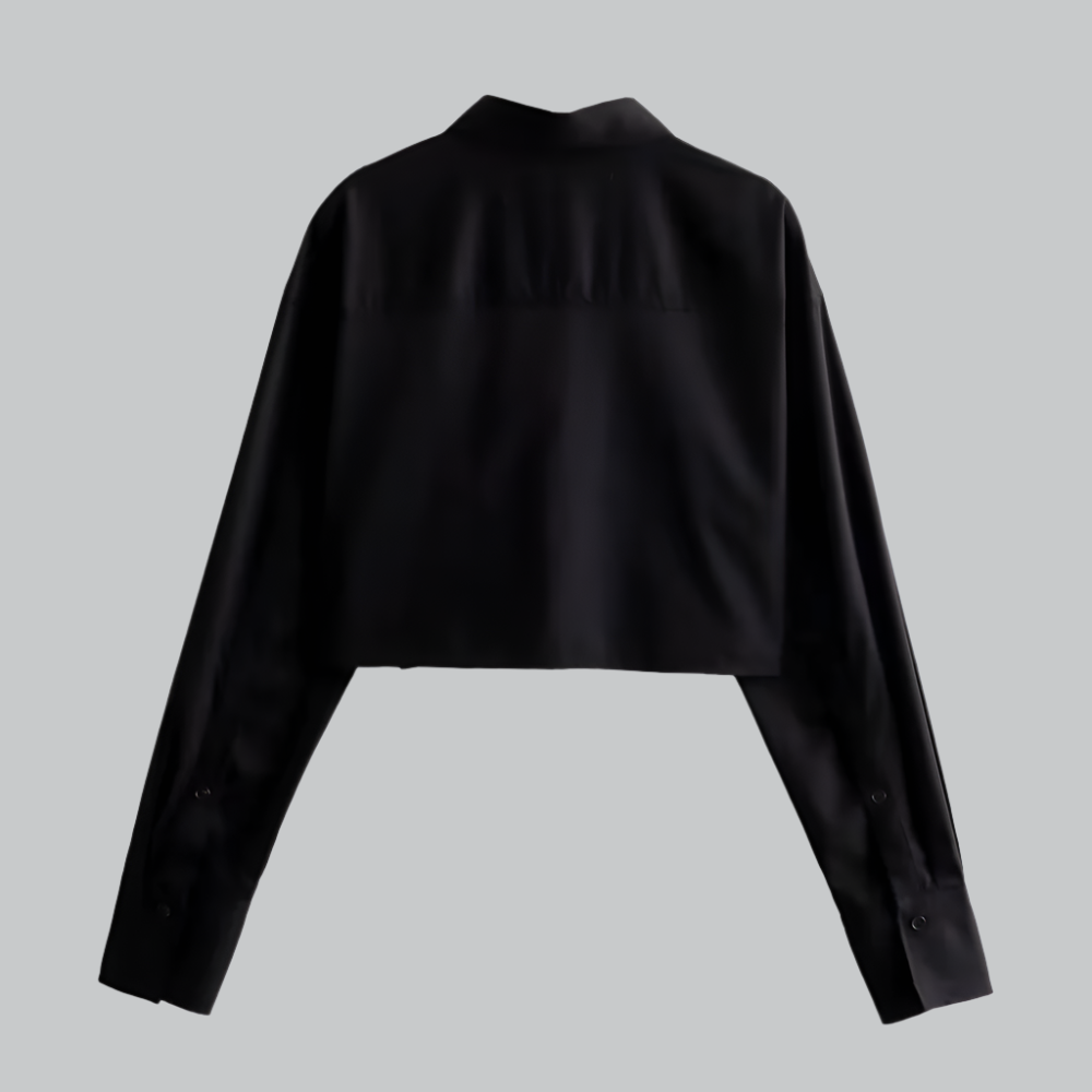 Elise - Polo Neck Windbreaker Shirt