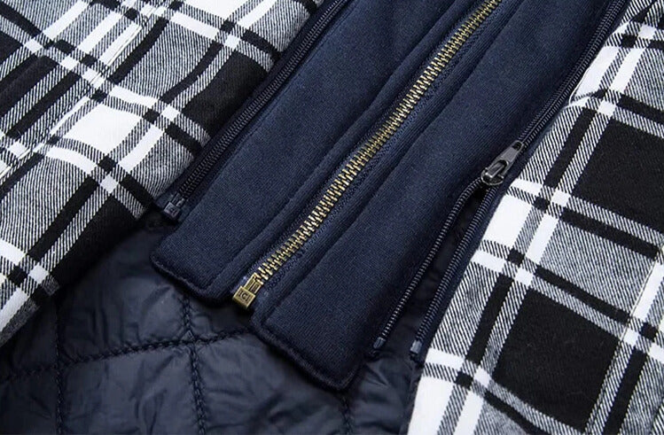 Logan - Flannel Shirt Jacket with Detachable Hood