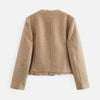 Monacogents | Chic Tweed Wool Jacket