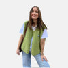 Monacogents | Women's Elegant Single-Breasted Wool Vest Sleeveless Top
