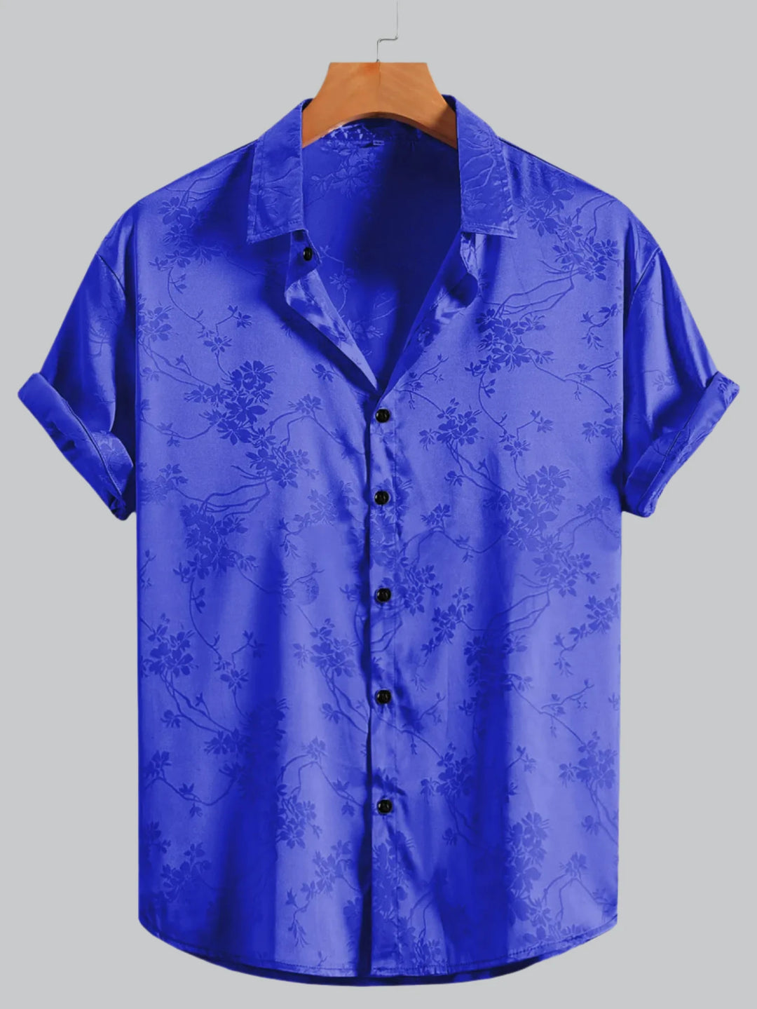 Kai - Embroidered Hawaiian Short Sleeve Shirt for Men