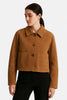 Monacogents | Suede Leather Short Jacket