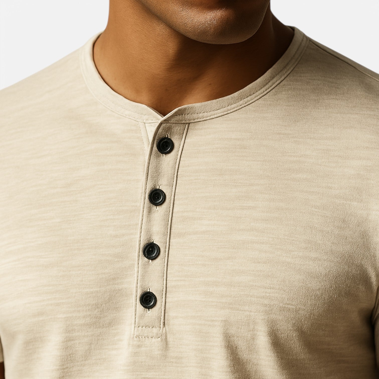 Monacogents | Premium Henley T-Shirt – Effortless Style, Everyday Luxury