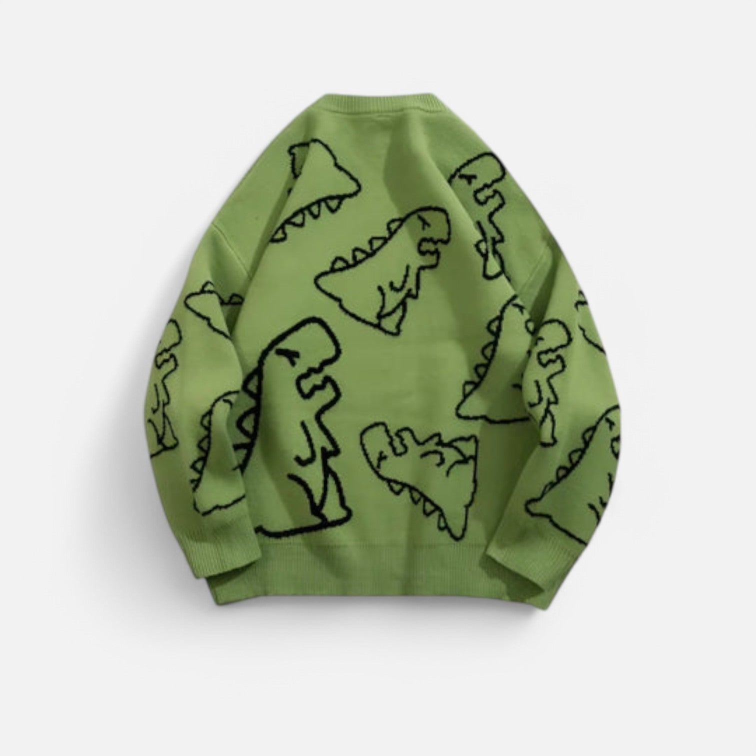 Monacogents | Oversized Dinosaur Knit Sweater