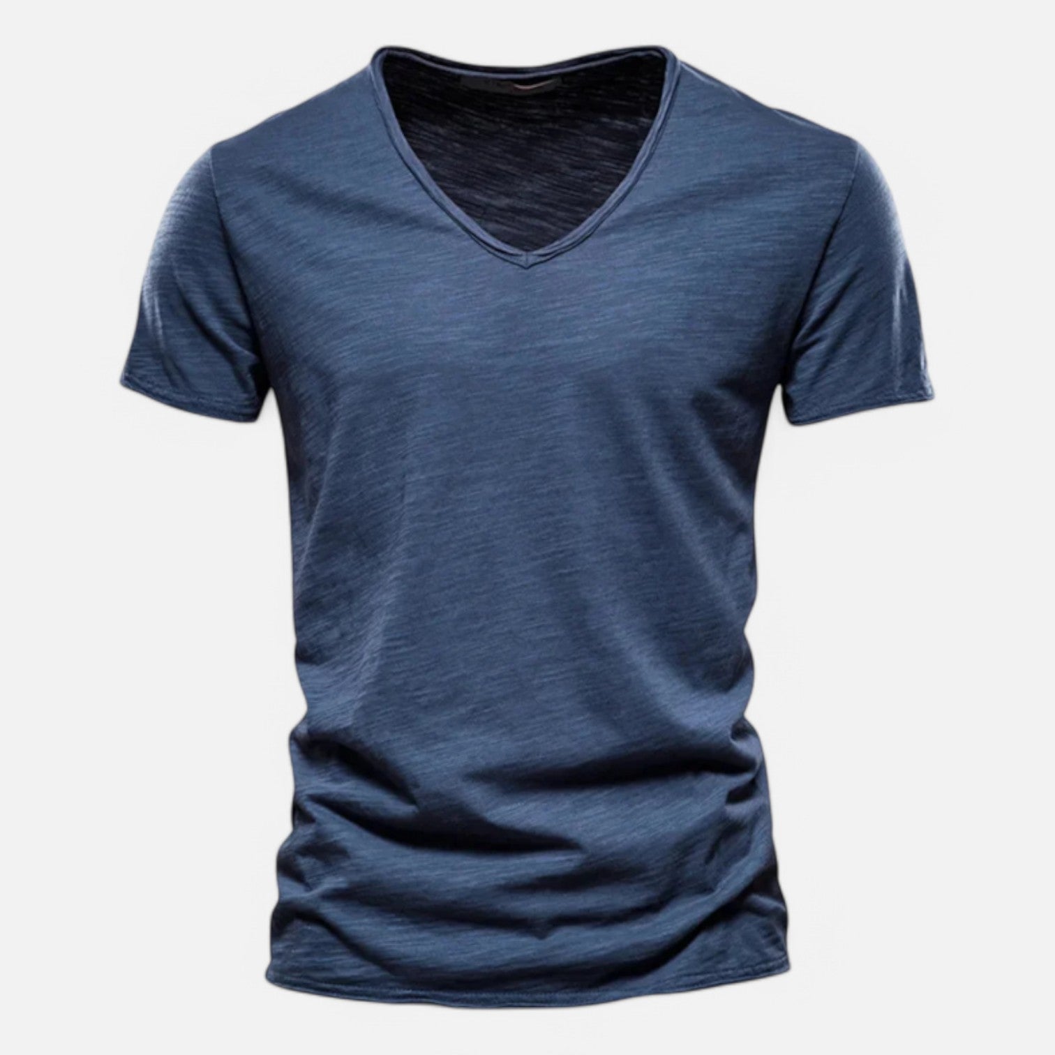 Monacogents | Slim Fit Cotton V-Neck T-Shirt