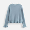 Monacogents | Ruffle Knit Cardigan