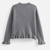 Monacogents | Ruffle Knit Cardigan