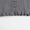 Monacogents | Ruffle Knit Cardigan