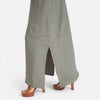 Monacogents | Cotton Linen Side-Split Slip Dress