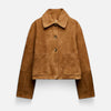 Monacogents | Suede Leather Short Jacket