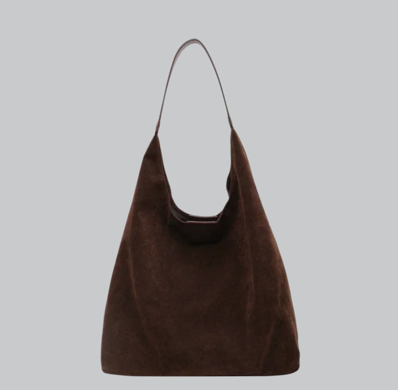 Emma - Vintage Suede Shoulder Bag