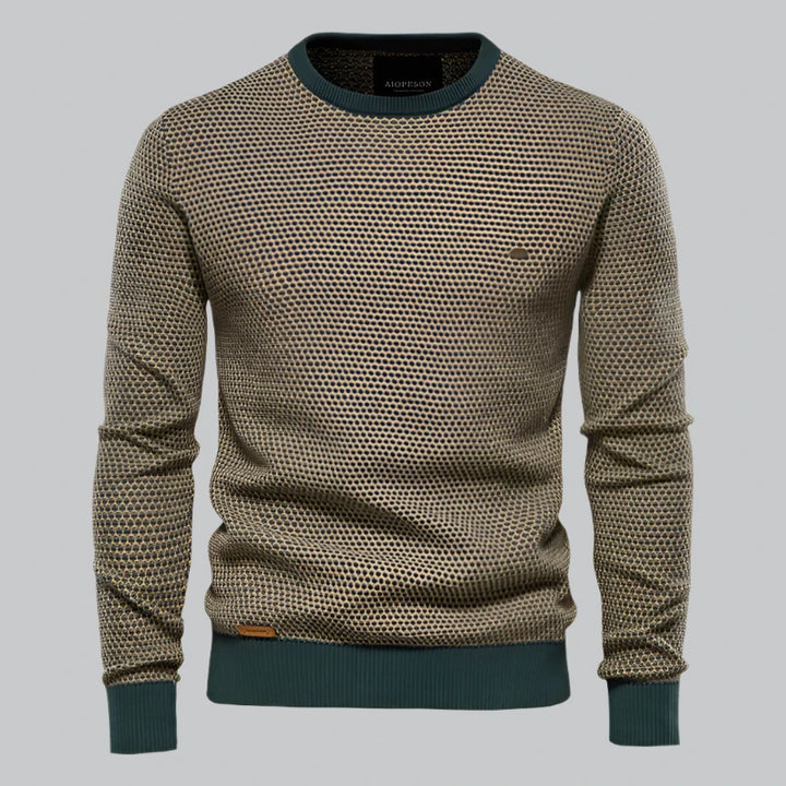 Owen - Loose Fit Cotton Knit Sweater