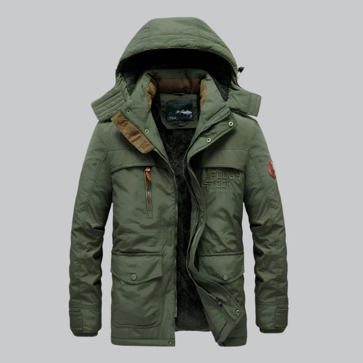 Ryder - Military Thick Hooded Windbreaker