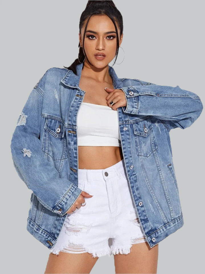 Sophie - Long Sleeve Denim Jacket for Women