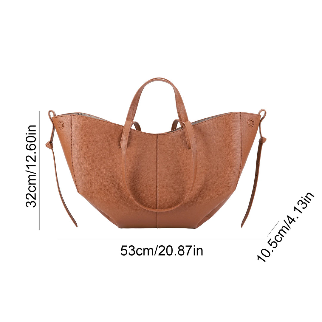 Cyra - Luxury PU Leather Shoulder Tote Bag