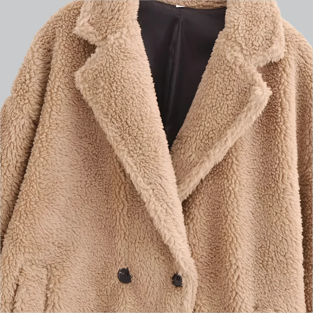 Lydia - Elegant Faux Fur Winter Coat