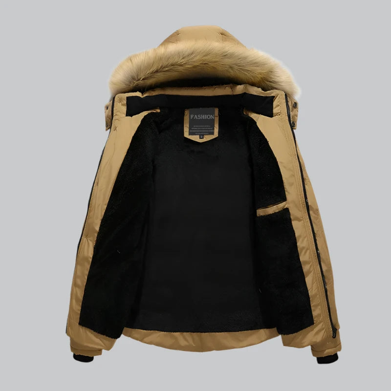 Ezra - Fleece-Lined Military Winter Parka