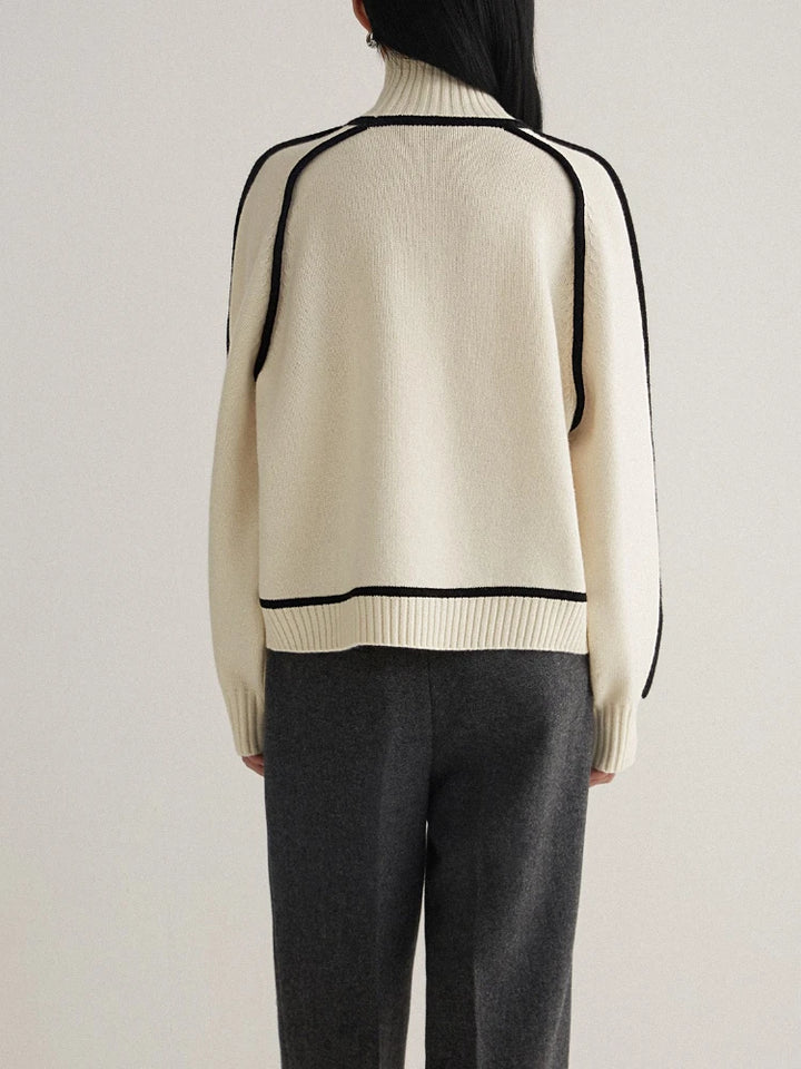 Sophie - Elegant Knitted Hoodie Sweater