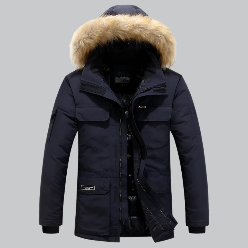 Jake - Men's Down Winter Parka with Hood