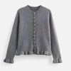 Monacogents | Ruffle Knit Cardigan
