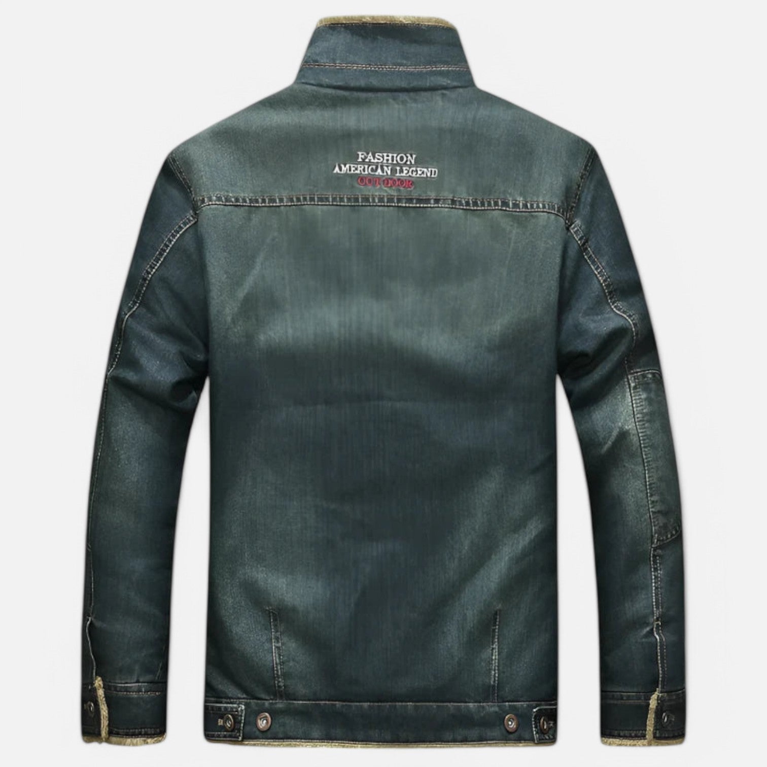 Monacogents | Men's Fleece-Lined Denim Jacket