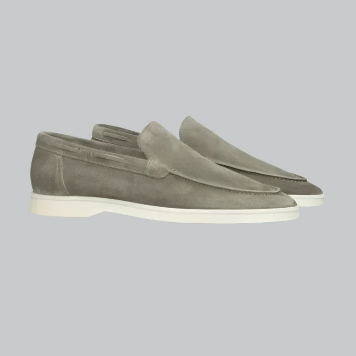 Apollo - Frosted Suede Yacht Loafers