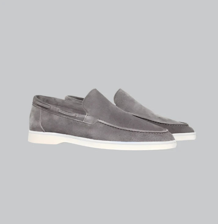 Apollo - Frosted Suede Yacht Loafers