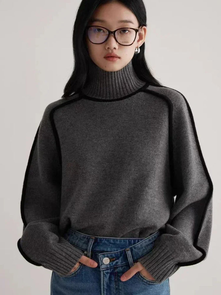 Sophie - Elegant Knitted Hoodie Sweater