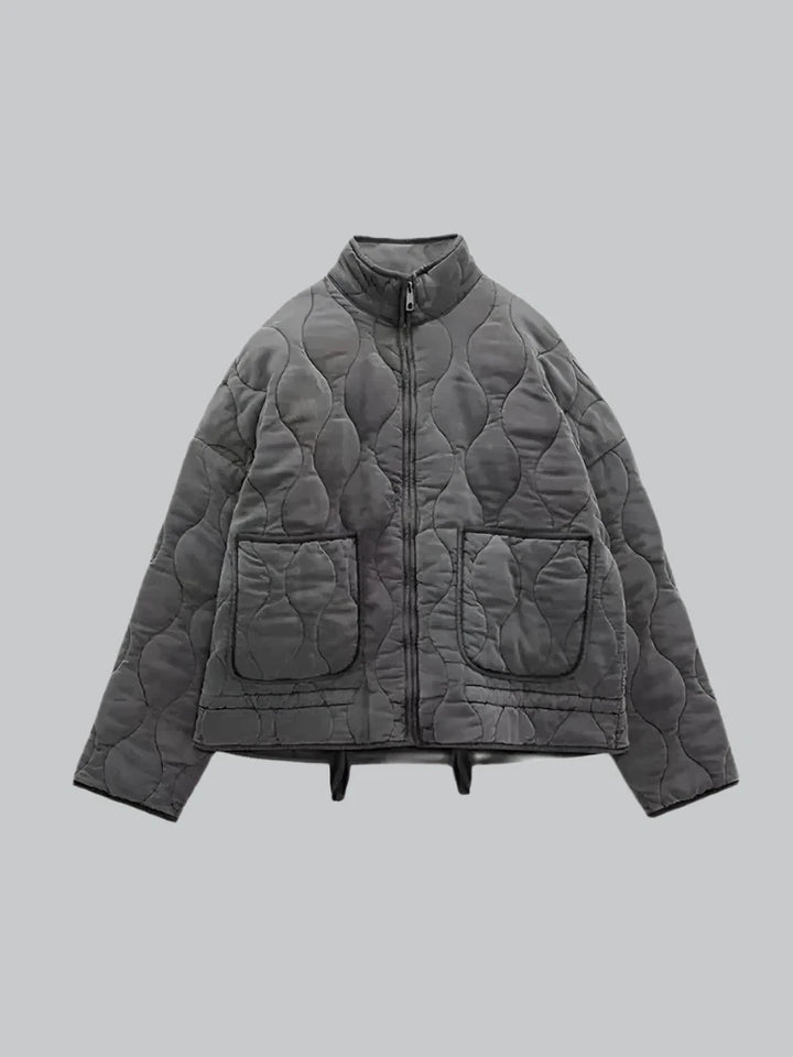 Ava - Vintage Diamond-Quilted Cotton Jacket