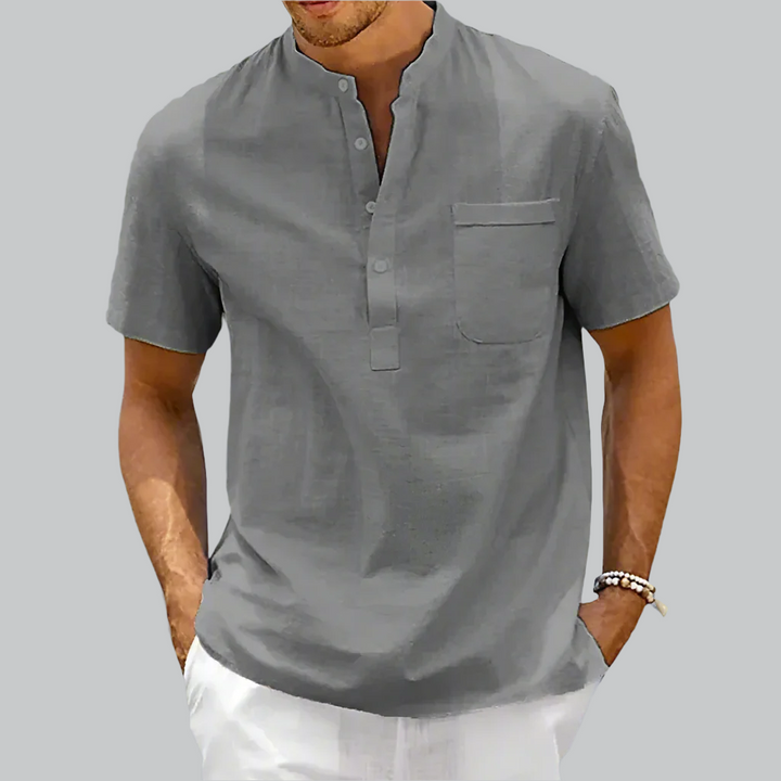 Leon - Men's Pure Linen Shirt