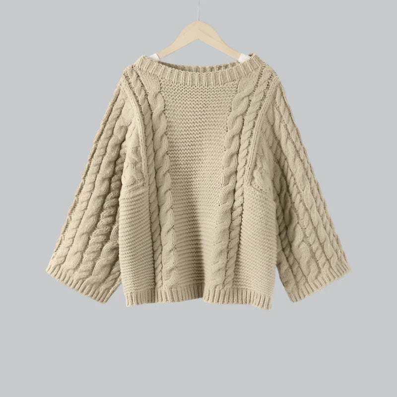 Tessa - Oversized Twist Sweater